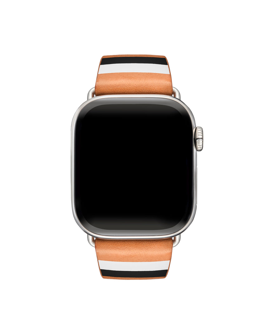Strap for the Apple Watch®  —  Horizontal B & W