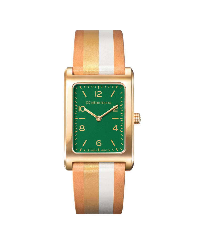 Daybreak — DB-20 Pearl in Yellow Gold — Gilt Green / Pearl