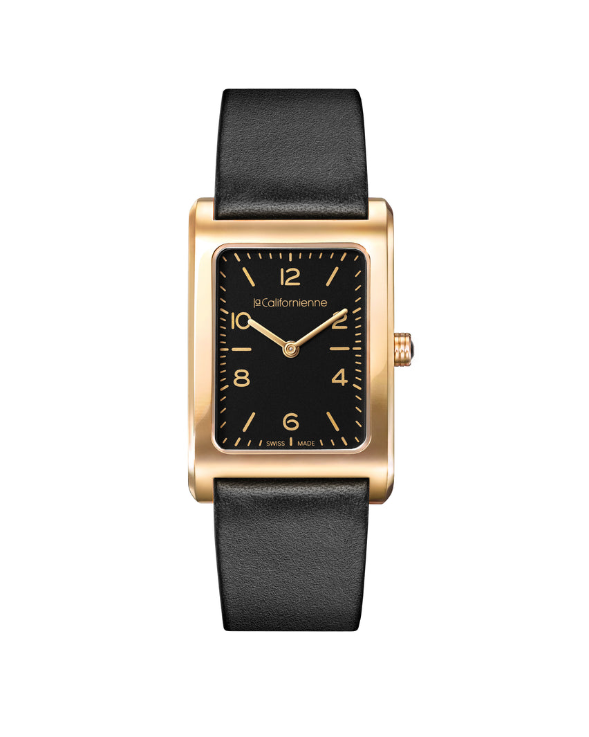 Daybreak — DB-27 Solid Black in Yellow Gold — Black Gilt / Solid Black