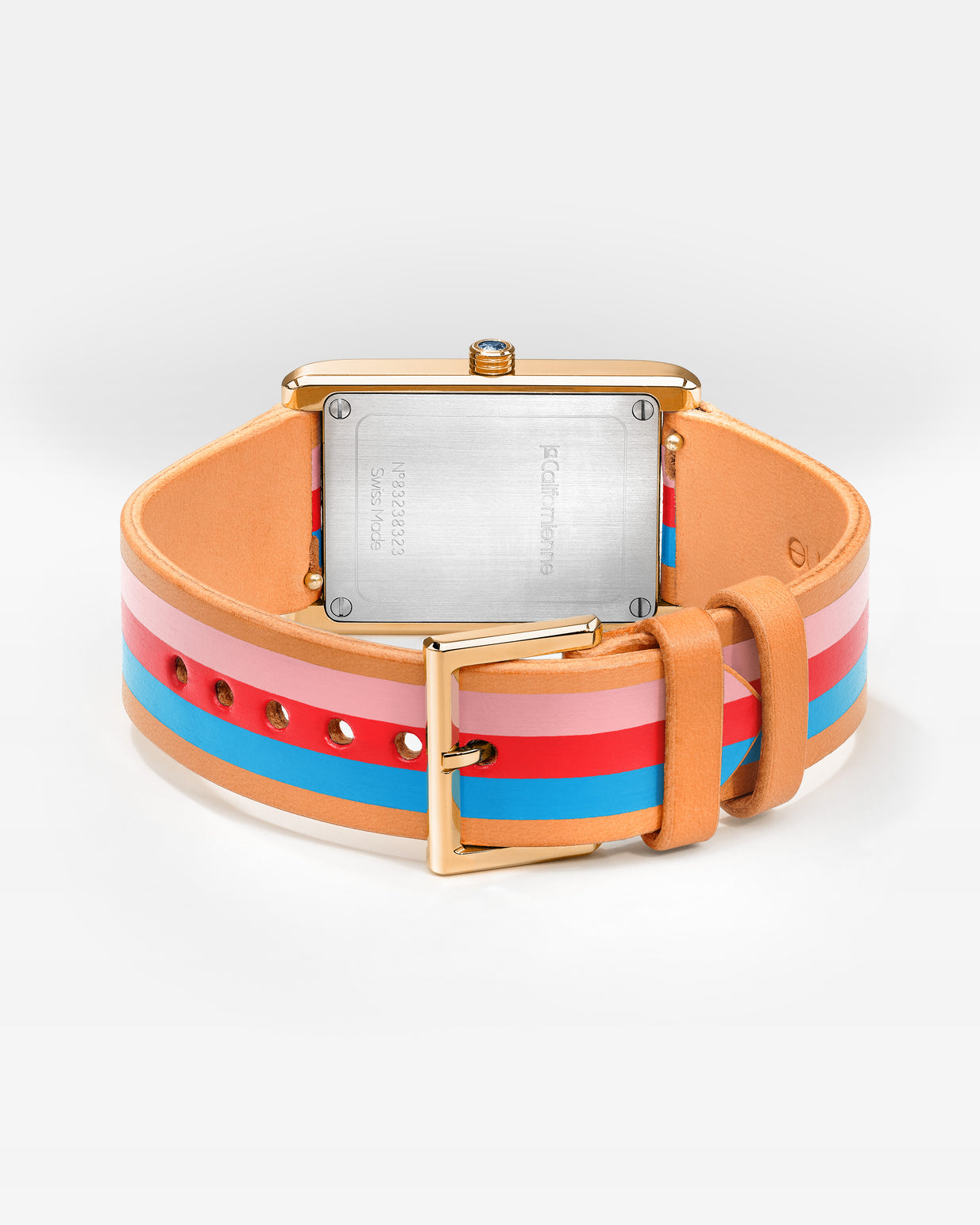 Daybreak — DB-14 Americano in Yellow Gold — Pastel Blue Navy / Americano