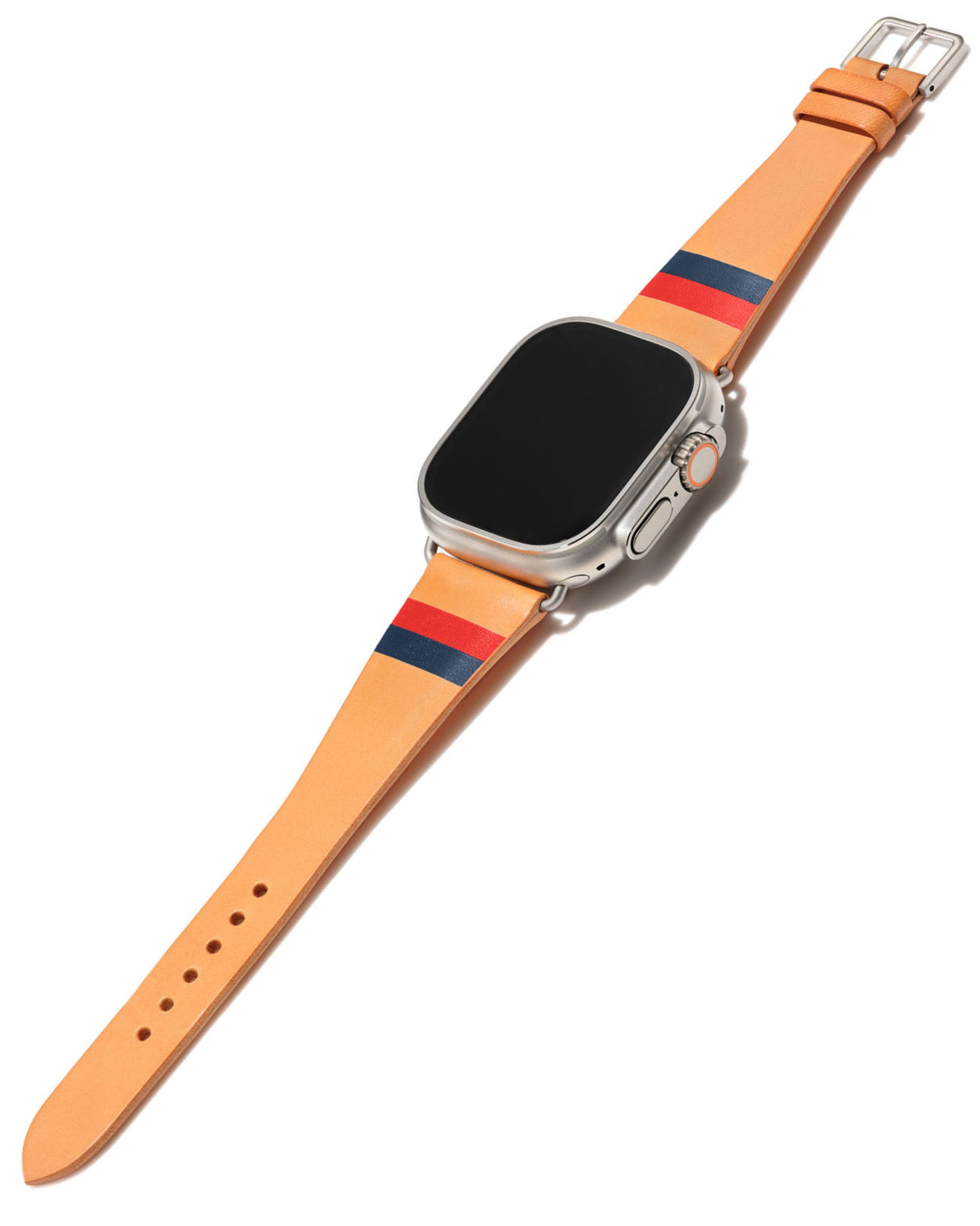 Strap for the Apple Watch®  —  Horizontal Neon Orange