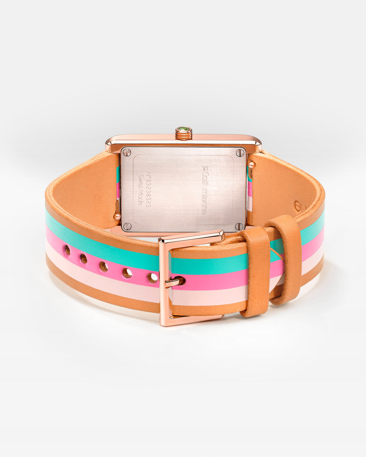 Daybreak — DB-08 Tourmaline in Rose Gold — Pastel Rainbow / Tourmaline